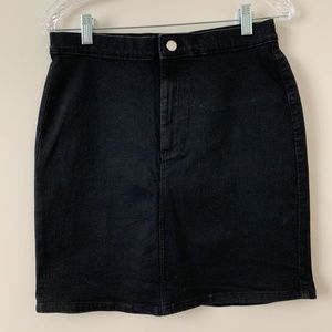 Topshop Black Mini Skirt Size US 12